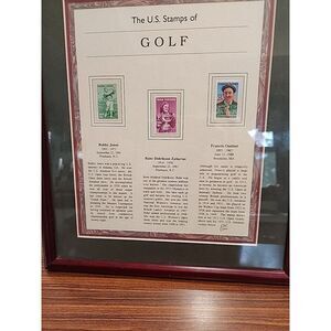 U.S. STAMPS OF GOLF COA‎ 1990 TEXAS STAMPS LIMITED EDITION 595 Of 5000 Jones ...